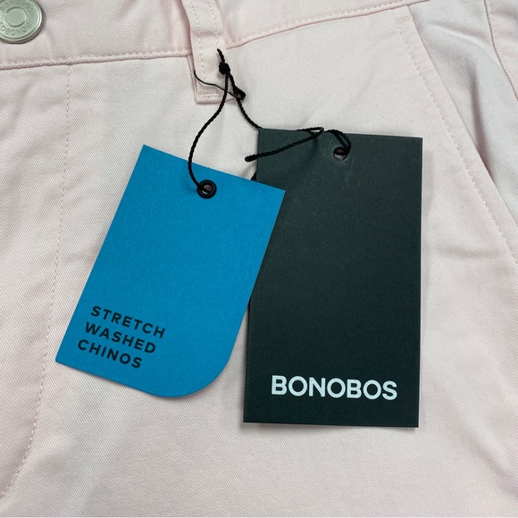 NWT Bonobos Pink Cadillac Stretch Washed Chino Pants - Size 31x30 Slim Men’s - Picture 5 of 12